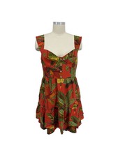 Women Dresses Farm Red Forest Birds Mini dress XL