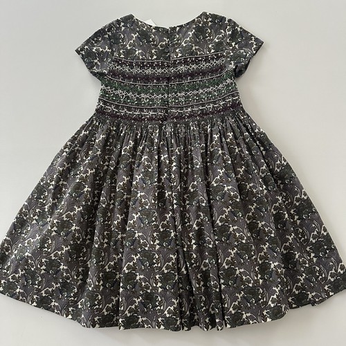 Bonpoint Girls 10 Floral Smocked Dress Loisaviaroma Robe Smockee Ducheesse - Picture 8 of 11