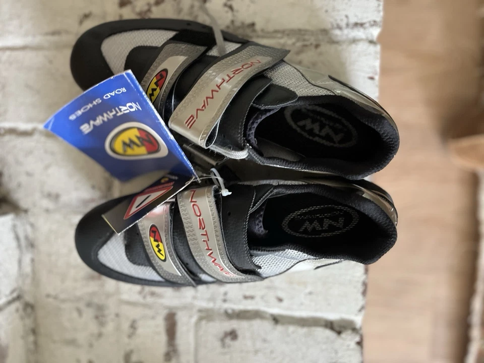 Hombres Northwave Deporte Ciclismo MTB Montaña Plata Ciclismo Zapatos Talla 14 EU 48 Foto 2 de 4