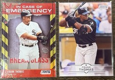 2025 Stadium Club Frank Thomas In Case Of  Emergency Break Glass & #1 Base Card