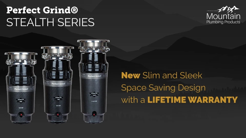 MOUNTAIN PLUMBING STEALTH 1250 DISPOSER W/ DRAIN 1-1/4 HP - Image 2 of 4