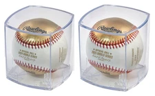 2024 and 2025 World Series Champions Dodgers Baseballs in Display Cubes (2-Pack)