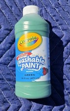 BRAND NEW Crayola Washable Paint, Green, 16 oz. FAST FREE SHIPPING