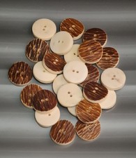 New Kilt Replacement Scottish Brown/Natural Real Stag Horn Buttons Large x 5