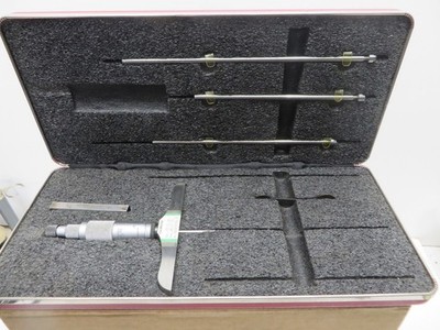 Starrett No. 445 Depth Micrometer, Case