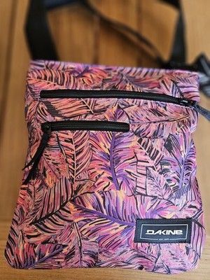 Dakine Jo Jo Crossbody Bag Lush Leaves Pink Tropical Small Travel Summer Beach