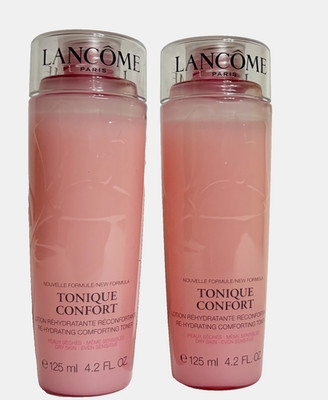 2 x Lancome Tonique Confort Toner  For Dry Skin  4.2 oz/125 ml  Each New Sealed