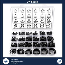 Durable Nitrile Rubber O-Ring Gasket Sealing Set for Auto Plumbing 480 Pieces