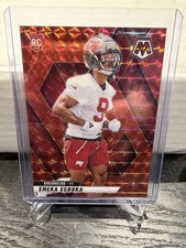 2025 Panini Mosaic Emeka Egbuka Rookie Card Red