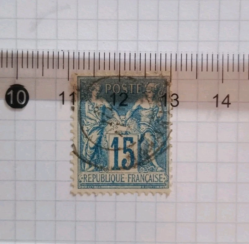 SELLOS FRANCIA USADOS 1878  - Imagen 2 de 3