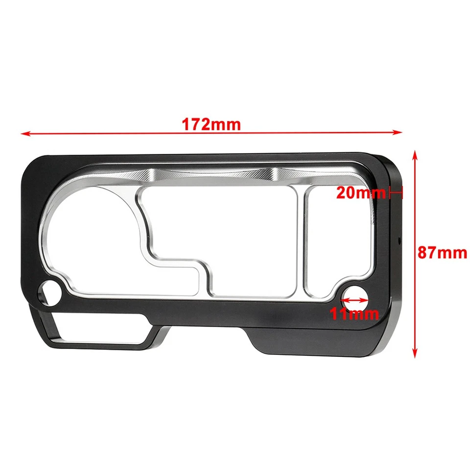 Motorrad Tachometer Schutzabdeckung Rot CNC Alu für Honda CB650R 2019-2021 - Bild 4 von 4