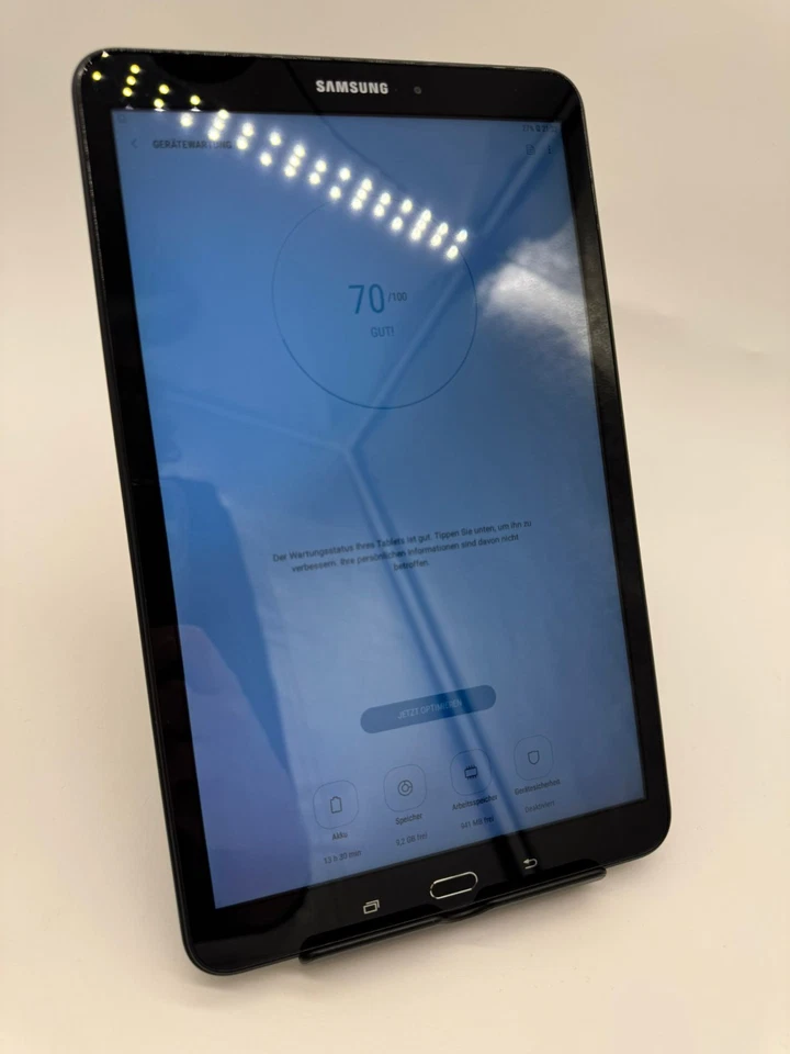 Samsung Galaxy Tab A6 SM-T580 16GB WLAN MicroSD Tablet gebraucht funktioniert - Bild 4 von 4