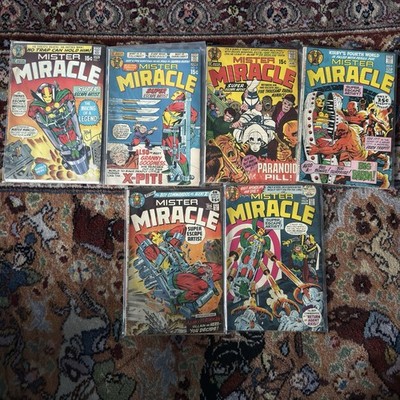 Mister Miracle 1-7 Minus 5 (1971, DC Comics, Kirby) Includes 1st App Big Barda