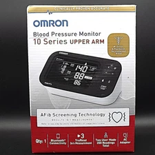 OMRON - 10 Series - AFib Screening - Upper Arm Blood Pressure Monitor- SEALED!