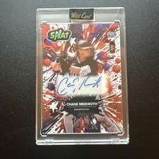 2024 Wild Card Splat Baseball Pre Rookie Card PRC Auto 1/1 - Chase Meidroth