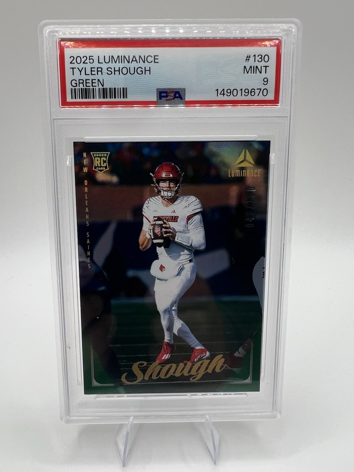 Tyler Shough Panini Luminance #130 Green