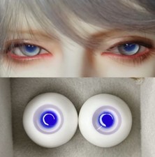 New Handmade Blue Eyes For 1/3 1/4 1/6 1/8 1/12 BJD Doll
