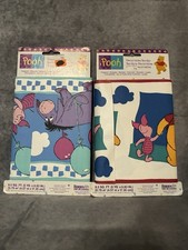 VTG Disney Winnie the Pooh/Piglet Wallpaper Border Roll 8.5 sq ft 5 yards READ
