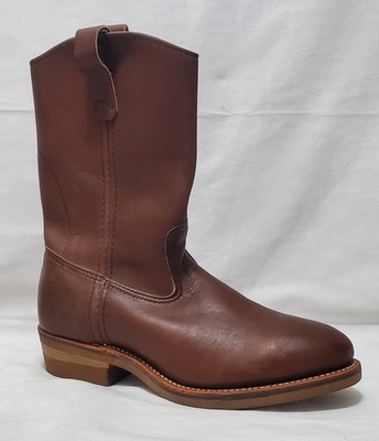 NWOB Redwing Vintage Steel Toe Pecos Nail Seat Leather Boots 2265 Men's Size 8B