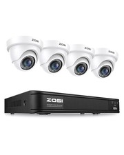 1080P H.265 Home Security Camera System with AI Human Vehicle Detection, 5MP...