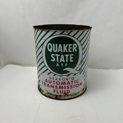 Vintage Quaker State ATF Dexron II Automatic Transmission Fluid 1 Gallon Can