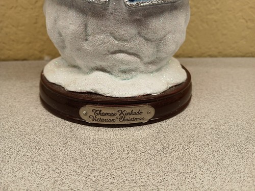 Thomas Kinkade Victorian Christmas Snowman Winter Wonderland Heirloom Classics - Picture 5 of 9