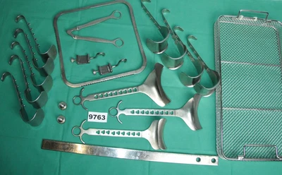 Bauchchirurgie - Set im Steribehälter Chirurgie OP Praxis Klinik AESCULAP #9763 - Bild 1 von 4