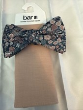 Bar III Men Bow Tie Pocket Square 2-Pack Set