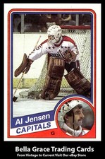 1984-85 Topps Al Jensen #146 Washington Capitals NHL Hockey 
