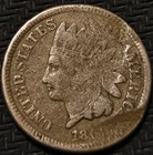 1861 Indian Head Cent Penny Coin