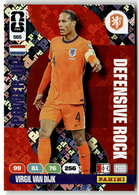 Panini FIFA World Cup Adrenalyn 2026 565 Virgil van Dijk Power-Up