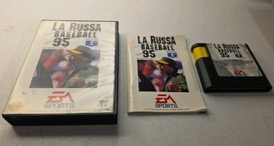 La Russa Baseball 95 (Sega Genesis, 1994) CIB Complete W/ Manual - Tested