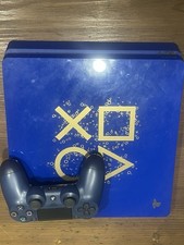 Console Playstation 4 Slim PS4 Limited Edition Days of Play BLU