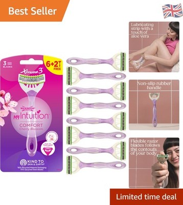 Intuition Comfort Xtreme Damen Einwegrasierer - 8er Pack mit Aloe Streifen