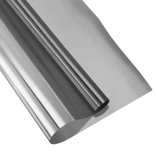 Window Privacy Film One Way Heat Blocking Static Cling Gray 17.7x39.4"