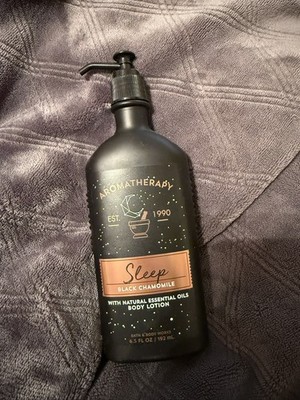 Bath & Body Works Aromatherapy Sleep Black Chamomile Body Lotion Pump 6.5 Fl Oz