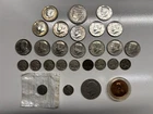 US Coin Lot Silver Morgan Dollar Kennedy Halves Steel Cent Buffalo Eisenhower