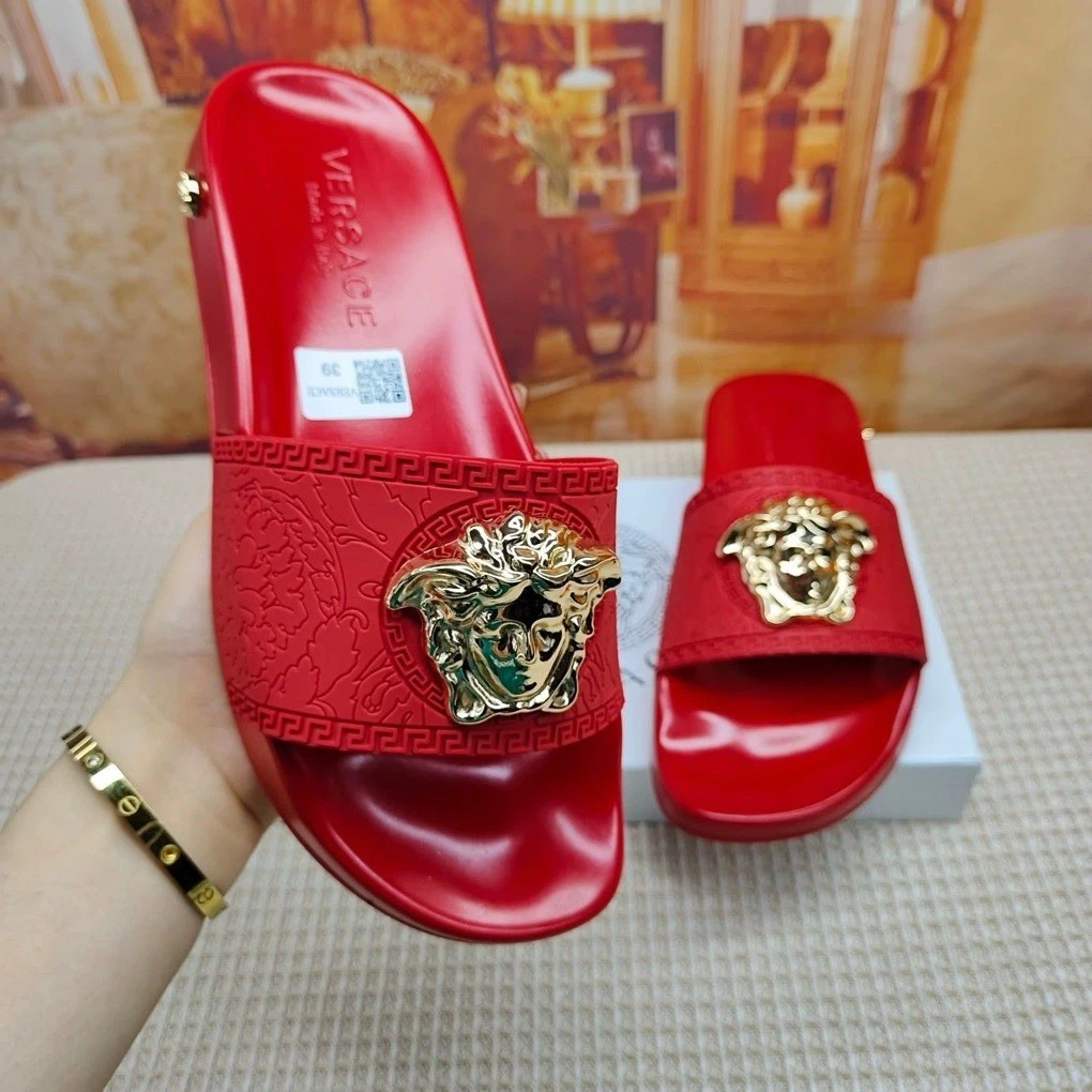 Versace Red Sandals for Women for sale | eBay display picture 2