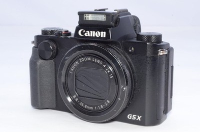 Canon PowerShot G5 X Black Digital Camera 20.2MP 4.2x Zoom CMOS sensor Exc+++