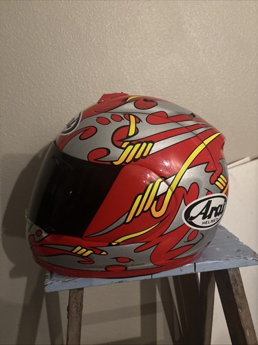 Arai Motorcycle Helmet RX7 Corsair Wraith Nicky Hayden Wired Graphic Red Design - Bild 5 von 14