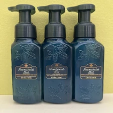 (3) Bath & Body Works MOUNTAINSIDE MIST Gentle & Clean Foaming Hand Soap NEW