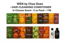 WEN by Chaz Dean~HAIR CLEANSING CONDITIONER ~U-Choose Scent~ 2 oz Pack~ 1 PACKET