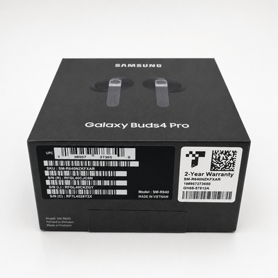 Samsung Galaxy Buds4 ブラック 箱付き Samsung Galaxy Buds4 Pro Bluetooth In-Ear Earbuds Black SM