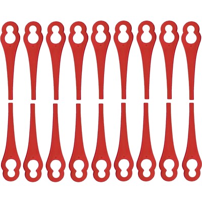 Ersatzmesser Set: 100 Stück Nylon Klingen für Akku-Rasentrimmer MASKO/LUX-TOOLS
