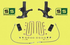 4.52 Lift Spindles Lift Blocks Wo.l. Fits 88-00 Chevy C2500c3500 2wd 8 Lug