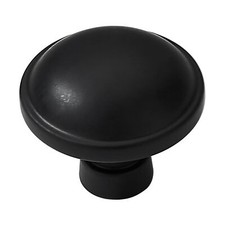 2PCS Large Cabinet Knobs Matte Black 1-3/4 Inch Heavy Duty Zinc Drawer Pulls