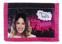 Violetta Music Lovers GeldböRse Geldbeutel MäDchen Glitzer Portemonnaie Schwarz