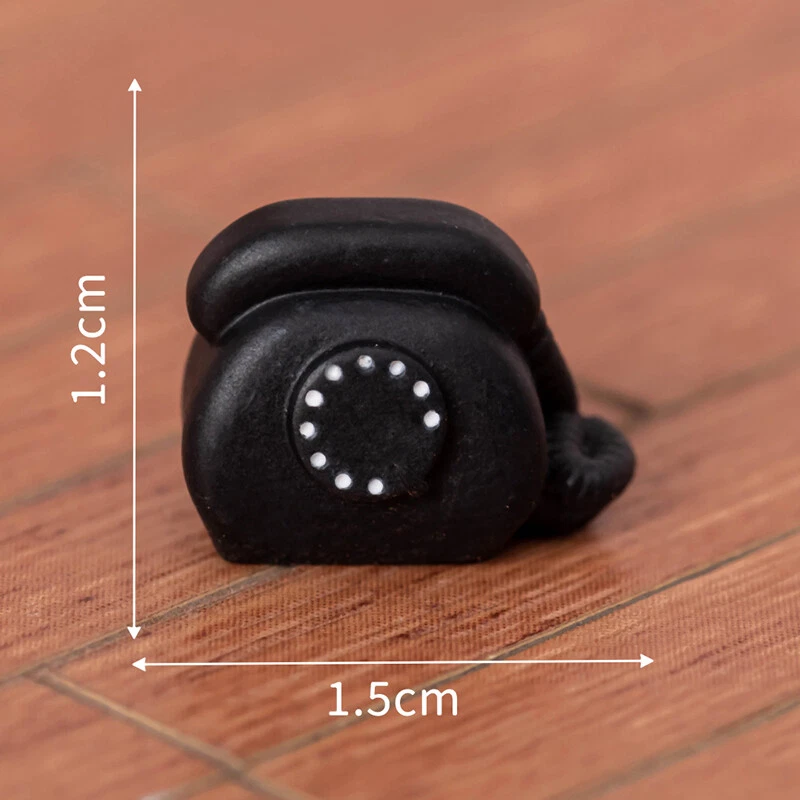 13 pezzi Studio retrò decorazioni per la casa delle bambole fai da te - Immagine 3 di 4