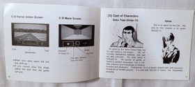 Mafat Conspiracy Golgo 13 NES AUTHENTIC Instruction Manual original Nintendo