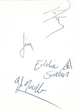 Leeway band Eddie Sutton autographs signed 10x15 cm index card 